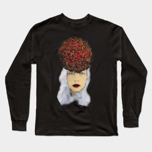 Portrait of a Parisian Girl Long Sleeve T-Shirt